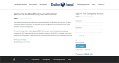 Desktop Screenshot of bradfordjournal.com